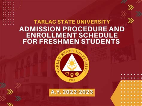 Freshmen Guide: Admission and Enrollment Procedure.